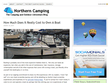 Tablet Screenshot of northerncamping.com